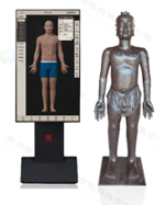 多媒体针灸穴位发光真铜人交互平台(58黄铜)120公斤