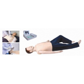 高级多功能急救训练模拟人 (心肺复苏CPR与气管插管综合功能,嵌入式系统)