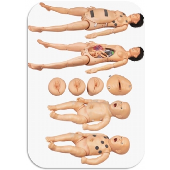 高智能数字化妇产科技能训练系统(3G无线版)培养学生处理分娩与急救病例模型系统